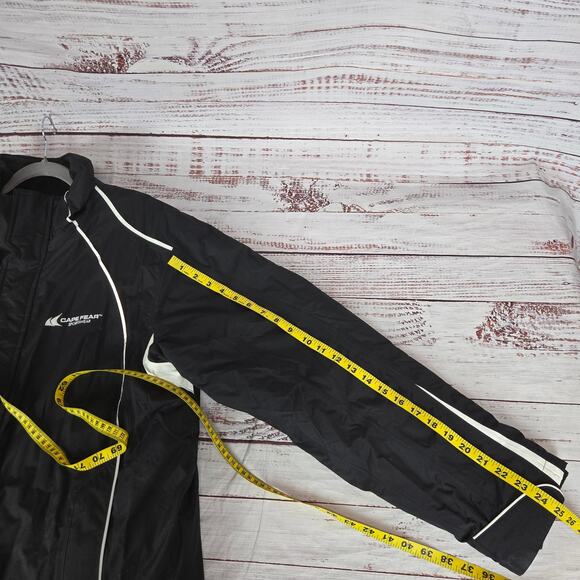 Cape Fear Sportswear Lined Mens Coat L Wind Water Resistant Warm Bomber Jacket - Picture 9 of 10